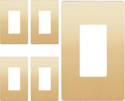 Miniatura 18 de LIDER Placa de pared decorativa sin tornillos para interruptor, resistente a los impactos, plexiglás de acrílico espejado, renovación moderna