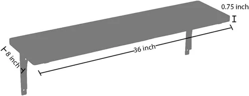 Miniatura 3 de Coral Flower Estantes flotantes para montaje en pared, moderno, rústico, de madera, para decoración del hogar, dormitorio, baño, sala de estar