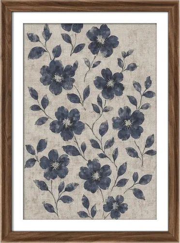 Miniatura 89 de MUDECOR Lienzo enmarcado prémium para pared, pinos nevados en bosque de invierno, ilustraciones modernas, arte contemporáneo, escénico, divertido