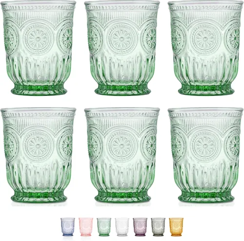 Miniatura 17 de Juego de 6 vasos altos rosados de 10 onzas