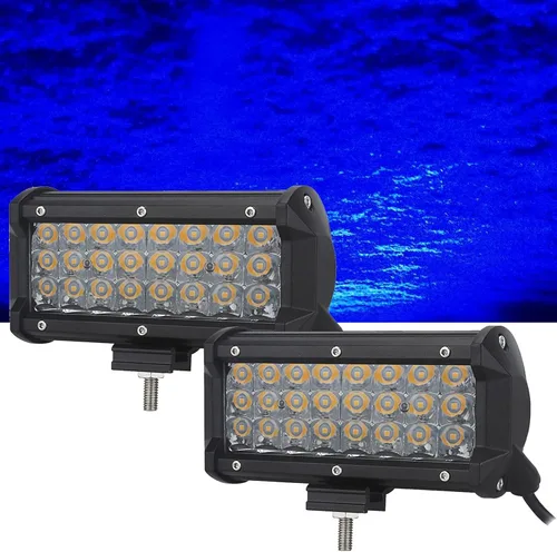 Miniatura 14 de Barra de luz LED verde todoterreno de 36 W, 7 pulgadas, luces antiniebla impermeables para furgoneta, camioneta, camión, ATV, UTV, SUV, camión