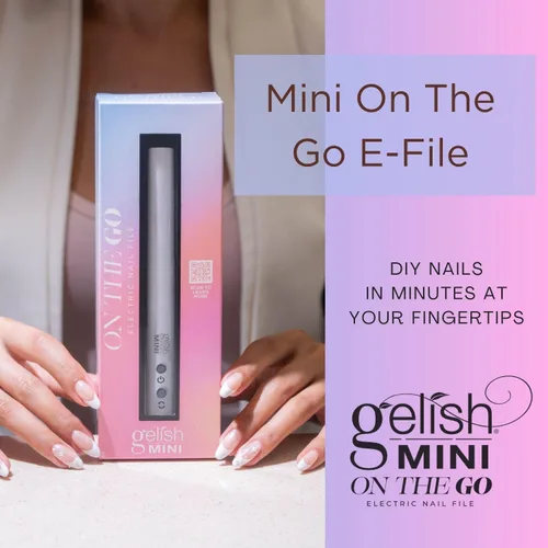 Miniatura 2 de Gelish MINI On The Go Electric Nail File - Lightweight, Portable Nail Drill, Shaping, Filing, Gel Removal - 12 Interchangeable Bits & 6 Sanding