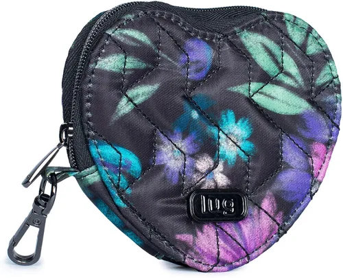 Miniatura 2 de Lug Llavero con monedero de corazón negro Bloom Black Bolsa de corazón