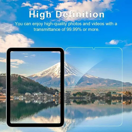 Miniatura 7 de Protector de pantalla para iPad Mini (2024) / iPad Mini 6 (2021), vidrio templado, anti luz azul, protección ocular, HD transparente, antiarañazos