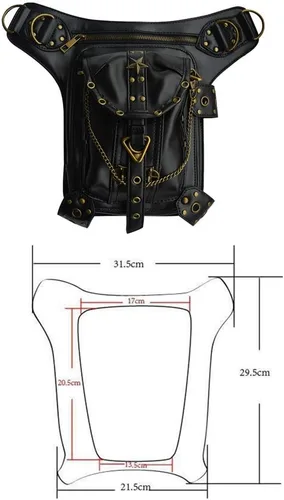 Miniatura 7 de AlwaySky - Bolso unisex de piel sintética para mujer y hombre