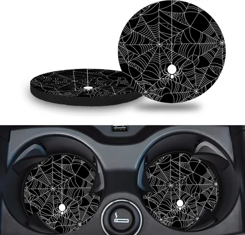 Miniatura 19 de Portavasos para automóvil, paquete de 2 – Posavasos universales antideslizantes de 2.75 pulgadas, posavasos de goma para automóvil, accesorios