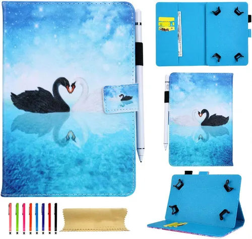 Miniatura 26 de Funda universal para tablet de 9.5 a 10.5 pulgadas, con soporte para lápiz capacitivo y ranuras para tarjetas de crédito para iPad de 9.7 pulgadas