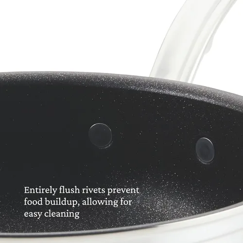 Miniatura 8 de Hestan ProBond TITUM forjado - Acero inoxidable revestido profesional, antiadherente, sartén esencial con tapa, 3.5 cuartos, compatible