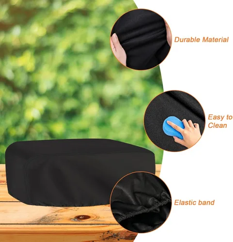 Miniatura 3 de Cubierta de parrilla para parrilla Blackstone de 17 pulgadas, cubierta impermeable para parrilla de barbacoa pequeña, cubierta de parrilla de mesa