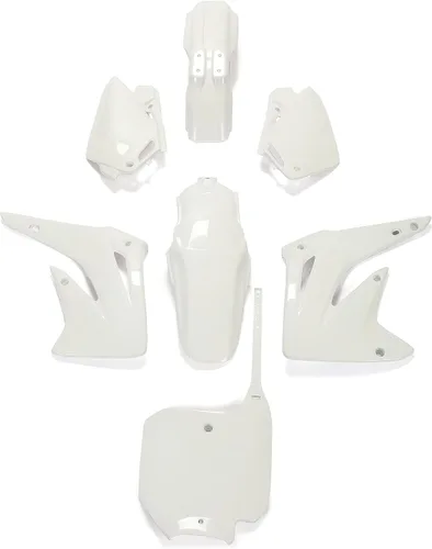 Miniatura 2 de HECASA Kit completo de reemplazo de plástico compatible con Honda CR85R 2003-2007 (Blanco)
