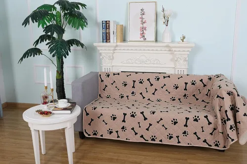 Miniatura 10 de nanbowang - Funda impermeable para cama de perro – Manta para mascotas, protector de muebles para niños, niños, perros y gatos, reversible