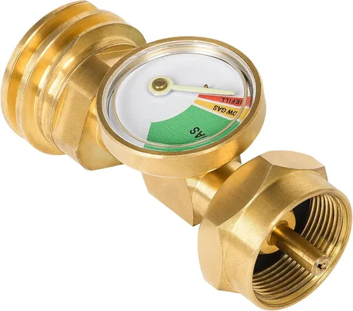 Miniatura 8 de GASPRO Adaptador de tanque de propano de 1 libra, Convertidor de 20 lb a 1 libra, Conecte tanques de propano pequeños cuando se agotaron 20 libras