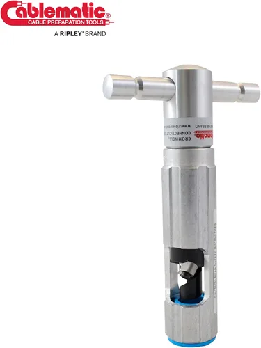 Miniatura 4 de Cablematic CST 625 - Herramienta combinada azul de perforación y pelado para técnicos profesionales, electricistas e instaladores, herramienta