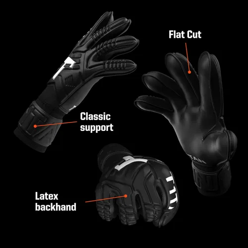Miniatura 5 de T1TAN Guantes de Portero Clásicos 1.0 White-Out - Sin Protección para los Dedos - Guantes de Portero de Fútbol para Adultos - Guantes Profesionales
