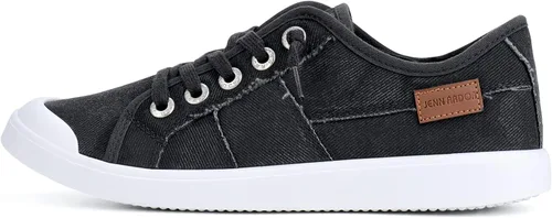 Miniatura 49 de JENN ARDOR - Tenis de lona para mujer, mocasines de meter, moda estilo casual 2022, punta redonda, suaves, cómodos, zapatos planos para caminar