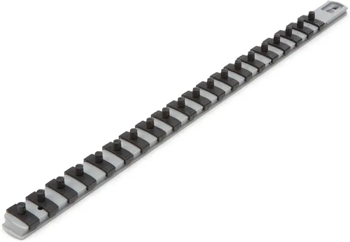 Miniatura 21 de TEKTON guía de llaves de 1/4 pulgadas x riel de 20.3 cm, 13 clips (rojo) OSR01113 Fabricado en EE. UU