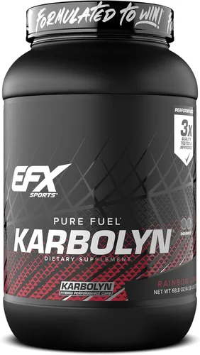 Miniatura 19 de EFX Sports Karbolyn Fuel Polvo de Carbohidratos de Absorción Rápida Carga de Carbohidratos, Energía Sostenida, Recuperación Rápida Libre