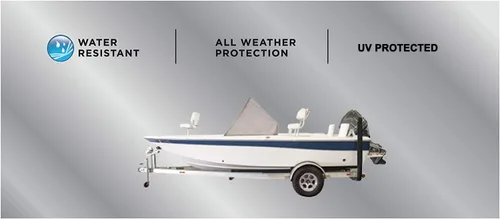 Miniatura 5 de GOODSMANN Cubierta para Accesorios de Consola Central de Barco de 600 Deniers, Gris Plateado, Resistente al Agua, Protección Contra el Clima, Gris