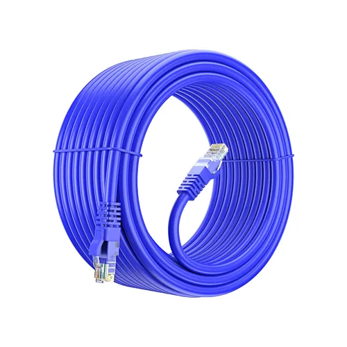 Miniatura 46 de Maximm Cable Ethernet Cat 6, cable de red y conexión de alta velocidad de 100 pies, UTP, 10 Gbps, cable Ethernet de 550 MHz, color negro