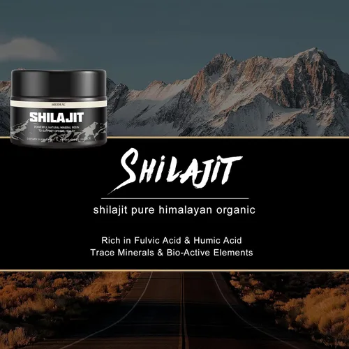 Miniatura 8 de Shilajit - Resina Shilajit orgánica pura del Himalaya, resina Shilajit natural con ácido fúlvico, más de 85 oligominerales, mezcla ayurvédica