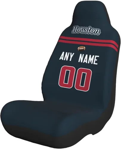 Miniatura 13 de Fundas de asiento de coche de fútbol personalizadas, accesorios personalizados para automóvil, regalos de Arizona con nombre y número, funda