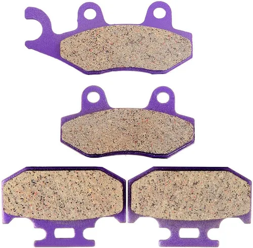 Miniatura 4 de SCITOO FA135, FA152 Pastillas de freno para Kawasaki KDX200 1993-1994 pastillas de freno delanteras y traseras de fibra de carbono