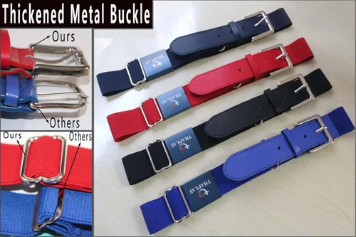 Miniatura 3 de Thaplay BaseballSoftball Belt for Kids Boys Youth Men Women Adult (2 Pairs of Socks and Belt) With 2 Pairs Baseball socks