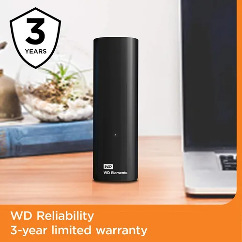 Miniatura 6 de Western Digital Elements Disco duro externo de escritorio de 12 TB, disco duro externo USB 3.0 para almacenamiento plug-and-play - Western