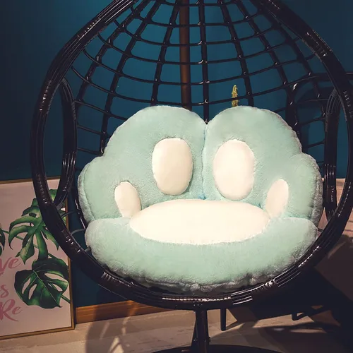 Miniatura 8 de GARCAN Cojín oscilante, silla de huevo con cojín de estilo bonito, se puede utilizar como un cojín de silla de huevo de repuesto, los cojines suaves