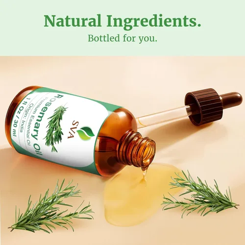 Miniatura 8 de SVA Aceite esencial de romero – 1 onza líquida – Aceite de romero 100% natural para el cabello, cara, cuidado de la piel, difusor, aromaterapia