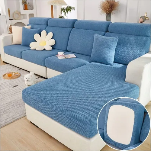 Miniatura 8 de Funda mágica universal para interior de sofá, funda de sofá resistente al desgaste, funda de sofá modular en forma de L, diván con cojín separado