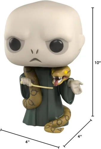 Miniatura 3 de Funko Harry Potter: Harry Potter - Voldemort de 10 pulgadas con Nagini, multicolor, modelo: 48037