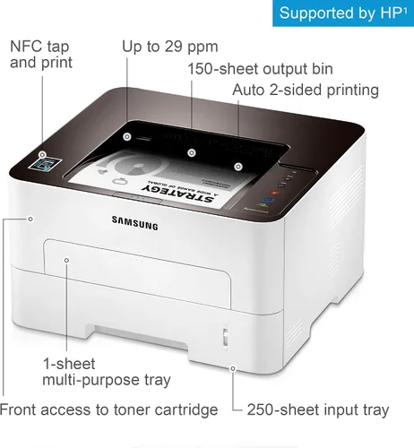 Miniatura 2 de Impresora monocromática inalámbrica (SL-M2835DW/XAA), de la marca Samsung