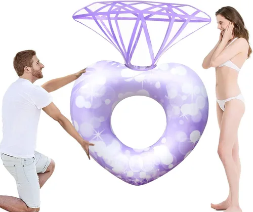 Anillo de natación de diamantes flotante, piscina, juguetes de playa para adultos, anillo de natación inflable, cama flotante, fiesta divertida,