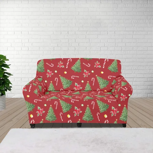 Miniatura 84 de Horeset Fundas elásticas para sofá con diseño de flores otoñales, lavables para sofá de 2 cojines, funda protectora para mascotas y perros