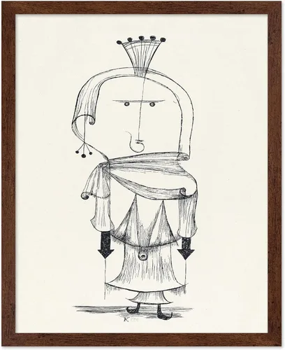 Miniatura 23 de Poster Master Póster vintage de Paul Klee – Impresión retro de cómicos – Arte de dibujo – Arte abstracto – Regalo para hombres y mujeres – Estilo-09