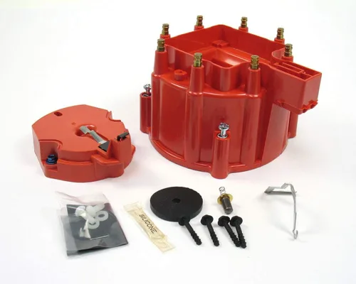 Miniatura 2 de Pertronix D4000 Lanzallamas Negro HEI Kit de Tapa Distribuidor y Rotor
