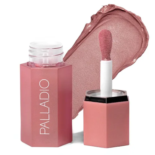 Miniatura 14 de Palladio Rubor líquido para mejillas y labios maquillaje 2 en 1, fórmula de crema sin peso, a prueba de manchas de larga duración, aspecto natural