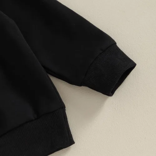 Miniatura 5 de Omkzanbi 2 piezas de ropa de otoño e invierno para bebé, sudadera de manga larga con cuello redondo, pantalones deportivos para el oeste