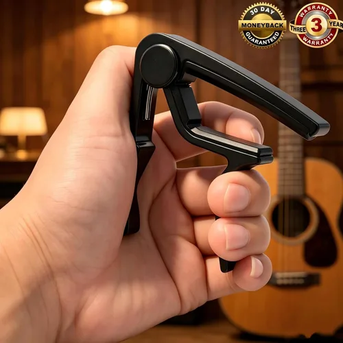 Miniatura 4 de Guitarra Capo Guitarra Abrazadera Kapo para Bajo Eléctrico Acústico Ukelele