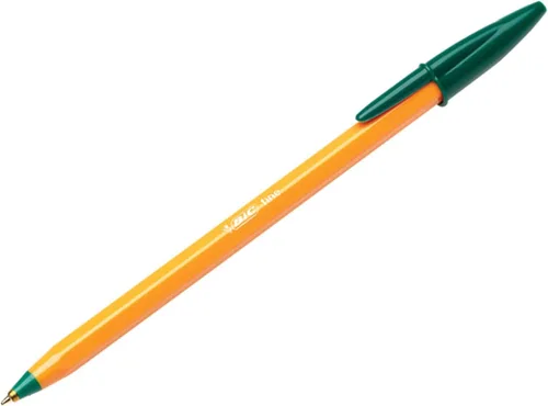 Miniatura 5 de BIC Bolígrafo naranja fino, bolígrafos de escritura con tinta de larga duración, punta fina (0.031 in), tinta negra, caja de 20