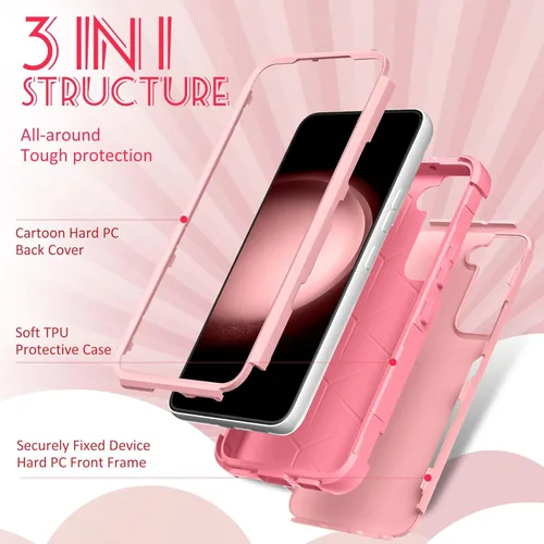 Miniatura 4 de Funda para Samsung Galaxy S22 - Funda de Teléfono para Mujeres Chicas Lindas Cubierta Diseño Único Estético Genial para Adolescentes Kawaii Fresa