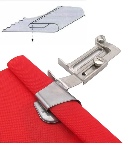Miniatura 2 de KUNPENG - #KP-203 - Carpeta de dobladillo recto de doble plegado con acabado limpio, apto para máquina de coser (tamaño de dobladillo 1/2 (0.512 in))