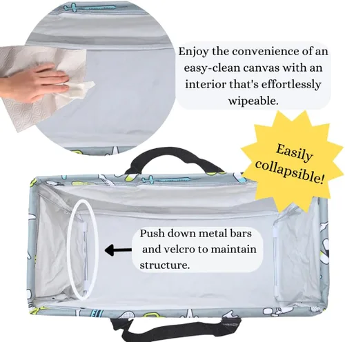 Miniatura 275 de NGIL Bolsa de comestibles reutilizable extra grande plegable de gran tamaño para comestibles, almacenamiento, picnic, playa, Bronco-negro occidental