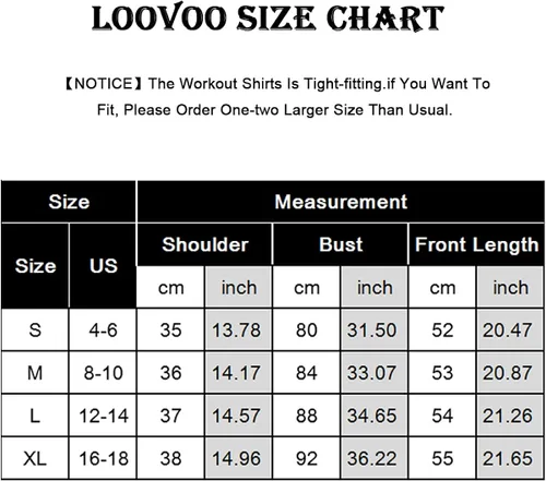 Miniatura 5 de Loovoo Paquete de 2 camisas de entrenamiento para mujer, manga larga, manga corta, compresión atlética, ajuste seco, yoga, gimnasio
