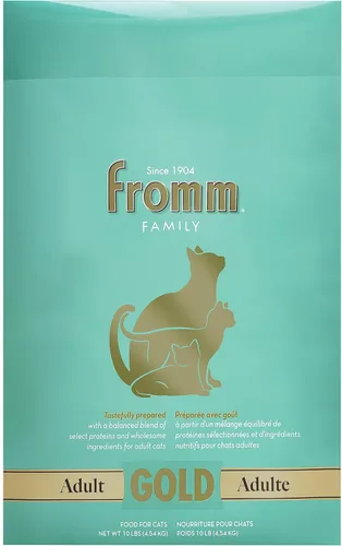 Fromm Alimento Seco Gold para Gatos Adultos - Comida Premium para Gatos Adultos - Receta de Pollo - 10 lb