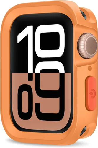 Miniatura 30 de Carcasa resistente compatible con Apple Watch Case de 1.77 pulgadas y 1.73 pulgadas, Series 9/8/7/6/5/4/SE3/2/1, funda protectora de poliuretano