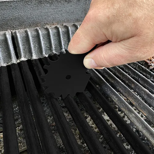 Miniatura 2 de Outset Limpieza de parrilla, raspador universal para parrilla, acero inoxidable con bolsa de almacenamiento