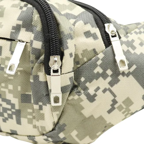 Miniatura 5 de AIBEARTY Riñonera para niños, pequeña, de camuflaje, con correa ajustable, para correr, acampar, viajes