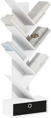 Miniatura 44 de Furinno Luder - Estantería abierta de 3 niveles, color roble francés